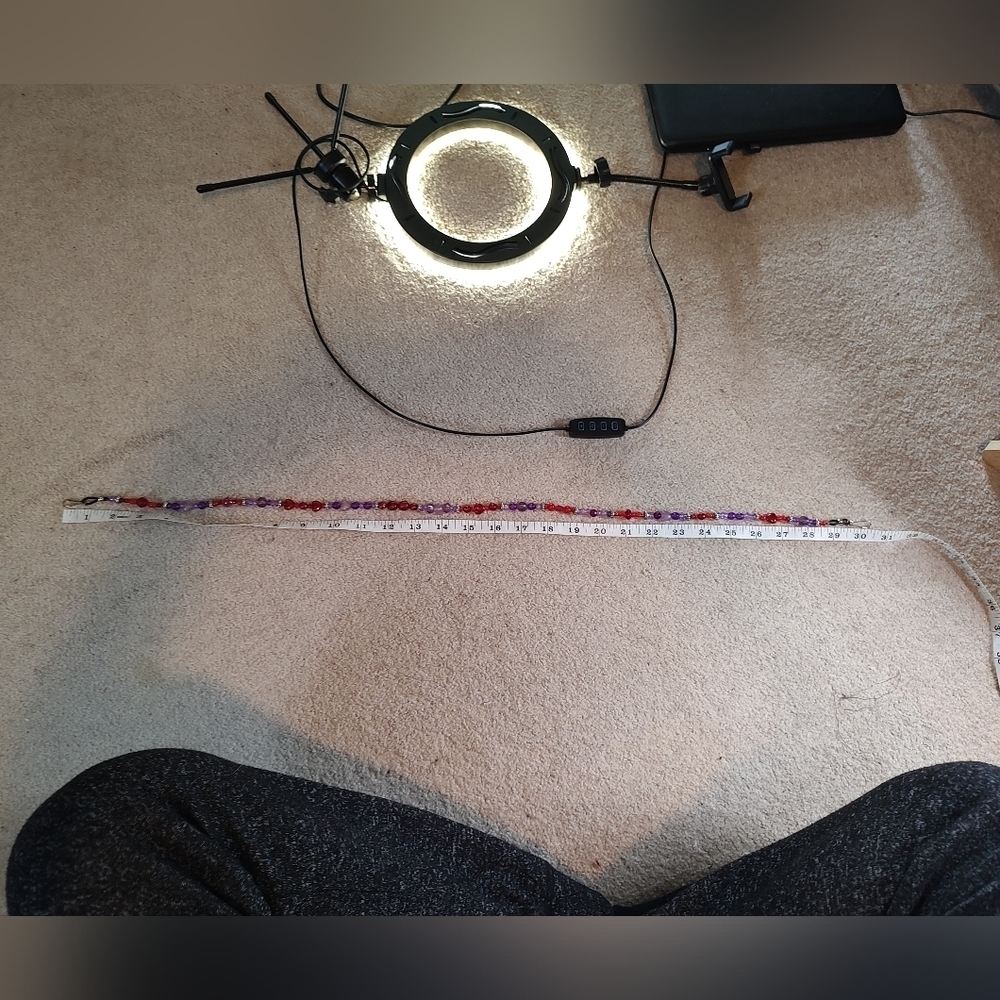 💥 3/$20 Red Hat Society Necklace and Bracelet! Handmade craft fair! - Picture 8 of 9